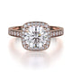 MICHAEL M Engagement Rings 18K Rose Gold Love R353-2 R353-2RG