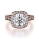 MICHAEL M Engagement Rings 18K Rose Gold Love R378-2 R378-2RG