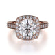 MICHAEL M Engagement Rings 18K Rose Gold Love R378-2 R378-2RG