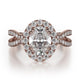 MICHAEL M Engagement Rings 18K Rose Gold Love R454-2 R454-2RG