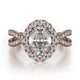 MICHAEL M Engagement Rings 18K Rose Gold Love R454-2 R454-2RG