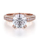 MICHAEL M Engagement Rings 18K Rose Gold Love R457-2 R457-2RG