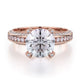 MICHAEL M Engagement Rings 18K Rose Gold Love R457-2 R457-2RG