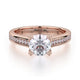MICHAEL M Engagement Rings 18K Rose Gold Love R461S-1 R461S-1RG