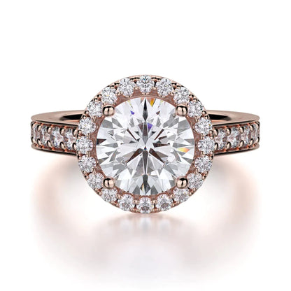 MICHAEL M Engagement Rings 18K Rose Gold Love R500-1.5 R500-1.5RG