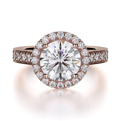 MICHAEL M Engagement Rings 18K Rose Gold Love R500-1.5 R500-1.5RG