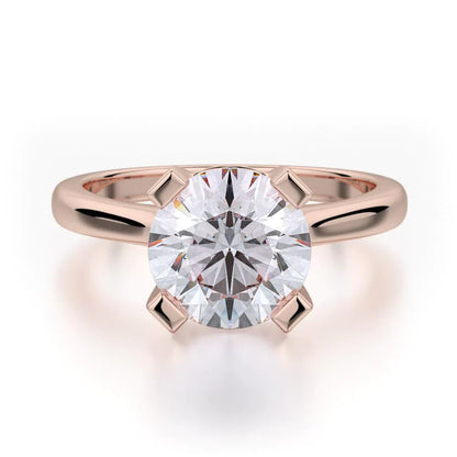 Michael M Solitaire Round Engagement Ring