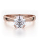 Michael M Solitaire Round Engagement Ring