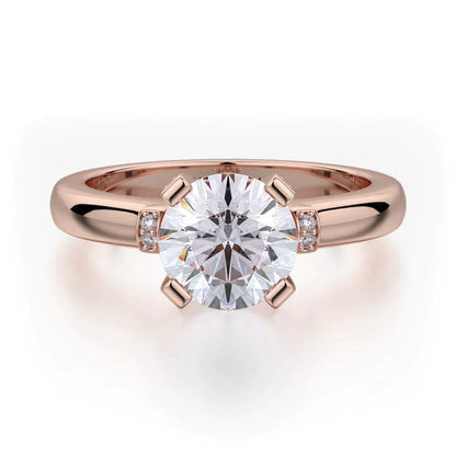 MICHAEL M Engagement Rings 18K Rose Gold Love R516-1 R516-1RG
