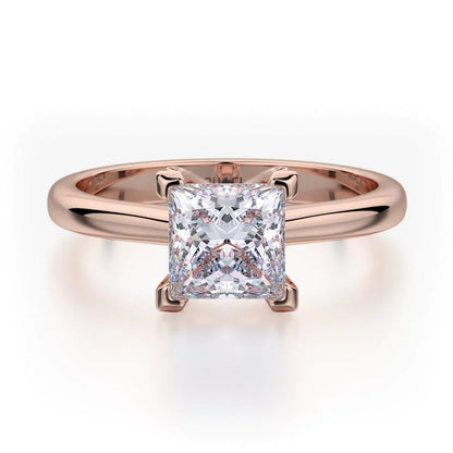 Michael M Solitaire Princess Engagement Ring