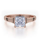 MICHAEL M Engagement Rings 18K Rose Gold Love R522-1 R522-1RG