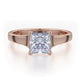 MICHAEL M Engagement Rings 18K Rose Gold Love R522-1 R522-1RG
