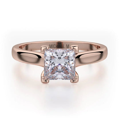 Michael M Solitaire Princess Engagement Ring