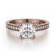 MICHAEL M Engagement Rings 18K Rose Gold Love R648-1 R648-1RG