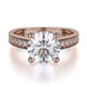MICHAEL M Engagement Rings 18K Rose Gold Love R648-2 R648-2RG