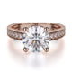 MICHAEL M Engagement Rings 18K Rose Gold Love R648-2 R648-2RG
