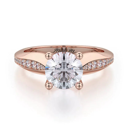 MICHAEL M Engagement Rings 18K Rose Gold Love R686-1 R686-1RG