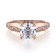 MICHAEL M Engagement Rings 18K Rose Gold Love R686-1 R686-1RG