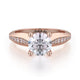 MICHAEL M Engagement Rings 18K Rose Gold Love R686-1 R686-1RG