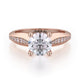 Michael M Pave Round Engagement Ring