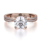MICHAEL M Engagement Rings 18K Rose Gold Love R694-1 R694-1RG
