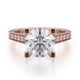 MICHAEL M Engagement Rings 18K Rose Gold Love R697-2 R697-2RG