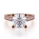 MICHAEL M Engagement Rings 18K Rose Gold Love R697-2 R697-2RG