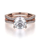 MICHAEL M Engagement Rings 18K Rose Gold Monaco R612-2 R612-2RG