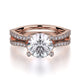 MICHAEL M Engagement Rings 18K Rose Gold Monaco R612-2 R612-2RG
