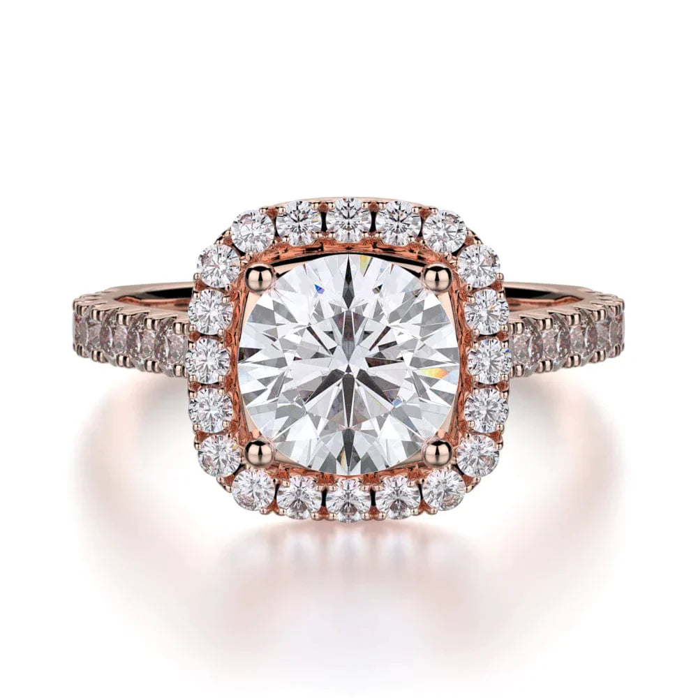 MICHAEL M Engagement Rings 18K Rose Gold Monaco R615-2 R615-2RG