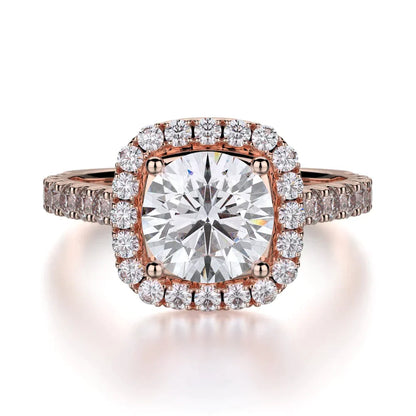 MICHAEL M Engagement Rings 18K Rose Gold Monaco R615-2 R615-2RG