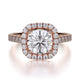 MICHAEL M Engagement Rings 18K Rose Gold Monaco R615-2 R615-2RG