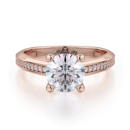 MICHAEL M Engagement Rings 18K Rose Gold Monaco R650-1 R650-1RG
