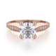 MICHAEL M Engagement Rings 18K Rose Gold Monaco R651-1 R651-1RG