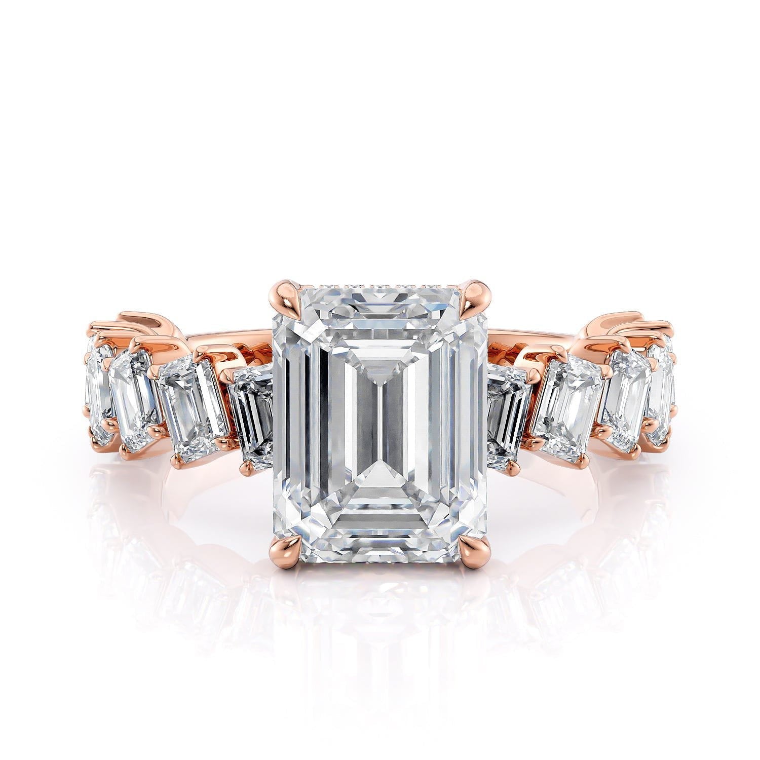 MICHAEL M Engagement Rings 18K Rose Gold Montage R825-3