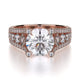 MICHAEL M Engagement Rings 18K Rose Gold Stella R306-2 R306-2RG
