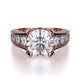 MICHAEL M Engagement Rings 18K Rose Gold Stella R388-2 R388-2RG