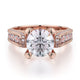 MICHAEL M Engagement Rings 18K Rose Gold Stella R399-2 R399-2RG