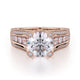 MICHAEL M Engagement Rings 18K Rose Gold Stella R416-2 R416-2RG