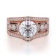 MICHAEL M Engagement Rings 18K Rose Gold Stella R417-2 R417-2RG