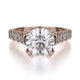 MICHAEL M Engagement Rings 18K Rose Gold Stella R655-2 R655-2RG