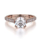 MICHAEL M Engagement Rings 18K Rose Gold Stella R655S-1 R655S-1RG