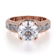MICHAEL M Engagement Rings 18K Rose Gold Stella R690-2 R690-2RG