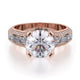 MICHAEL M Engagement Rings 18K Rose Gold Stella R690-2 R690-2RG