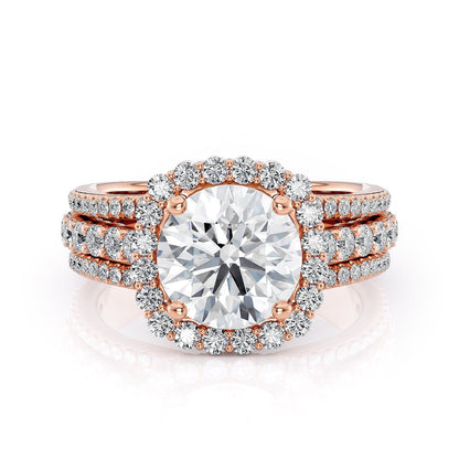 MICHAEL M Engagement Rings 18K Rose Gold Strada R681-1.5 R681-1.5RG