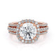 MICHAEL M Engagement Rings 18K Rose Gold Strada R681-1.5 R681-1.5RG