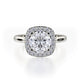 Michael M Center Stone Four Prong Round Engagement Ring