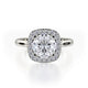 Michael M Center Stone Four Prong Round Engagement Ring