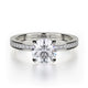 Michael M Pavé Round Engagement Ring