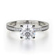 Michael M Pave Round Engagement Ring